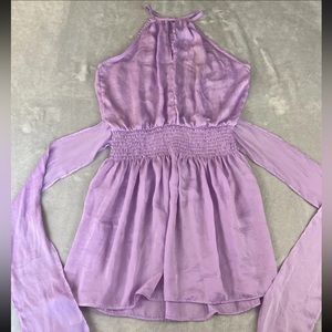 Do+Be womens purple sleeveless short dress size small